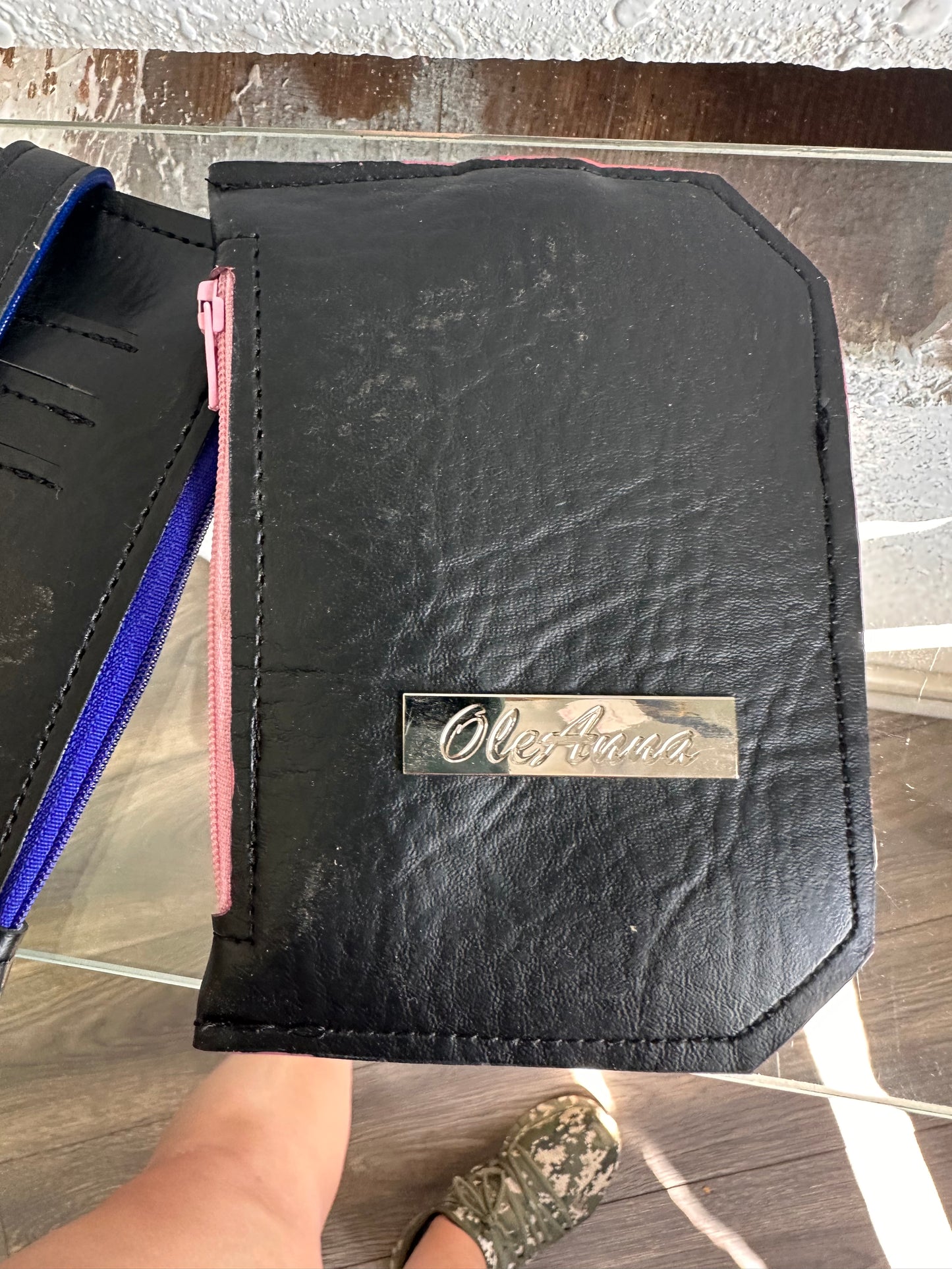 Purse Pale Wallet black/pink