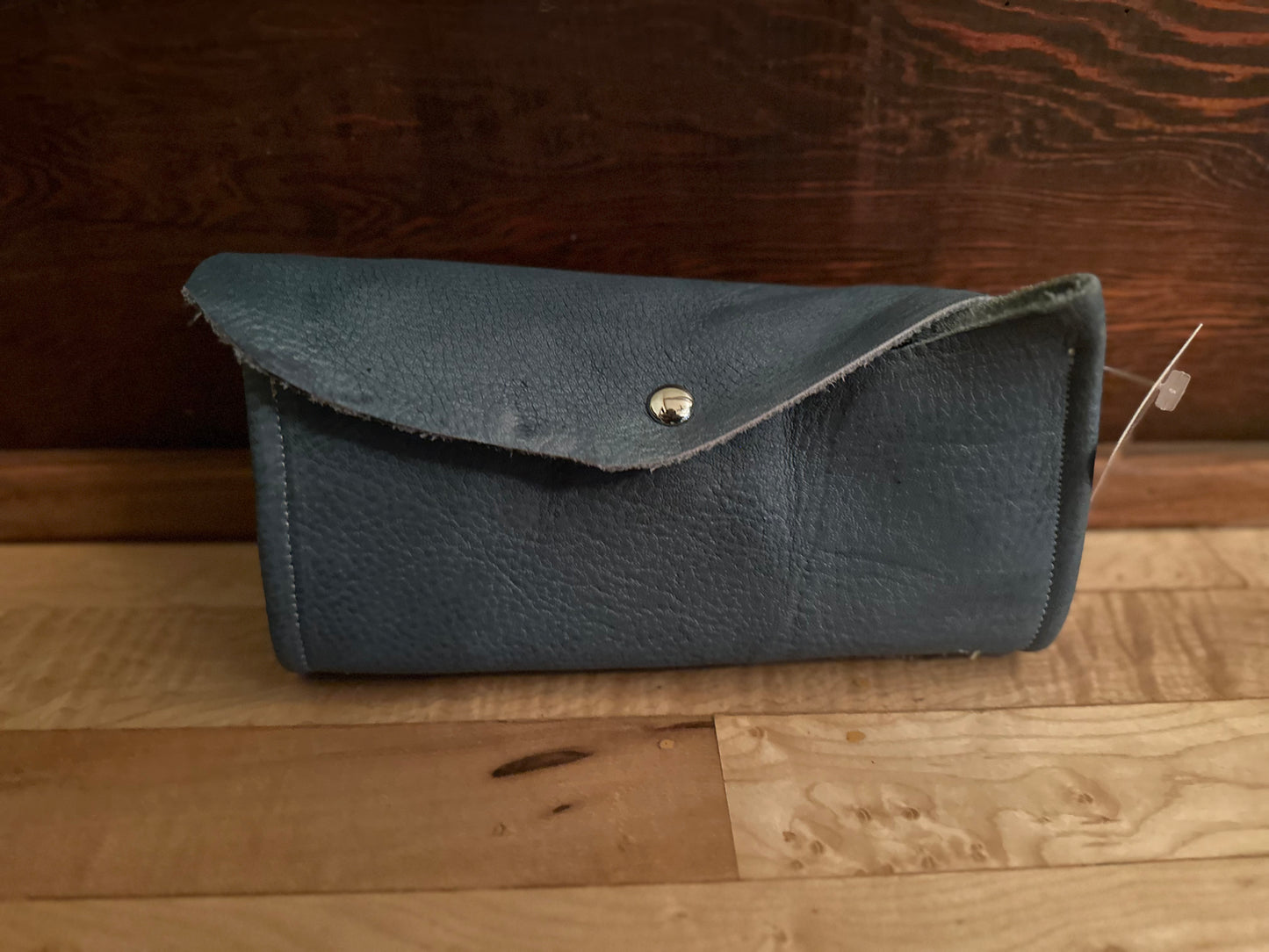 Blue Leather Wallet