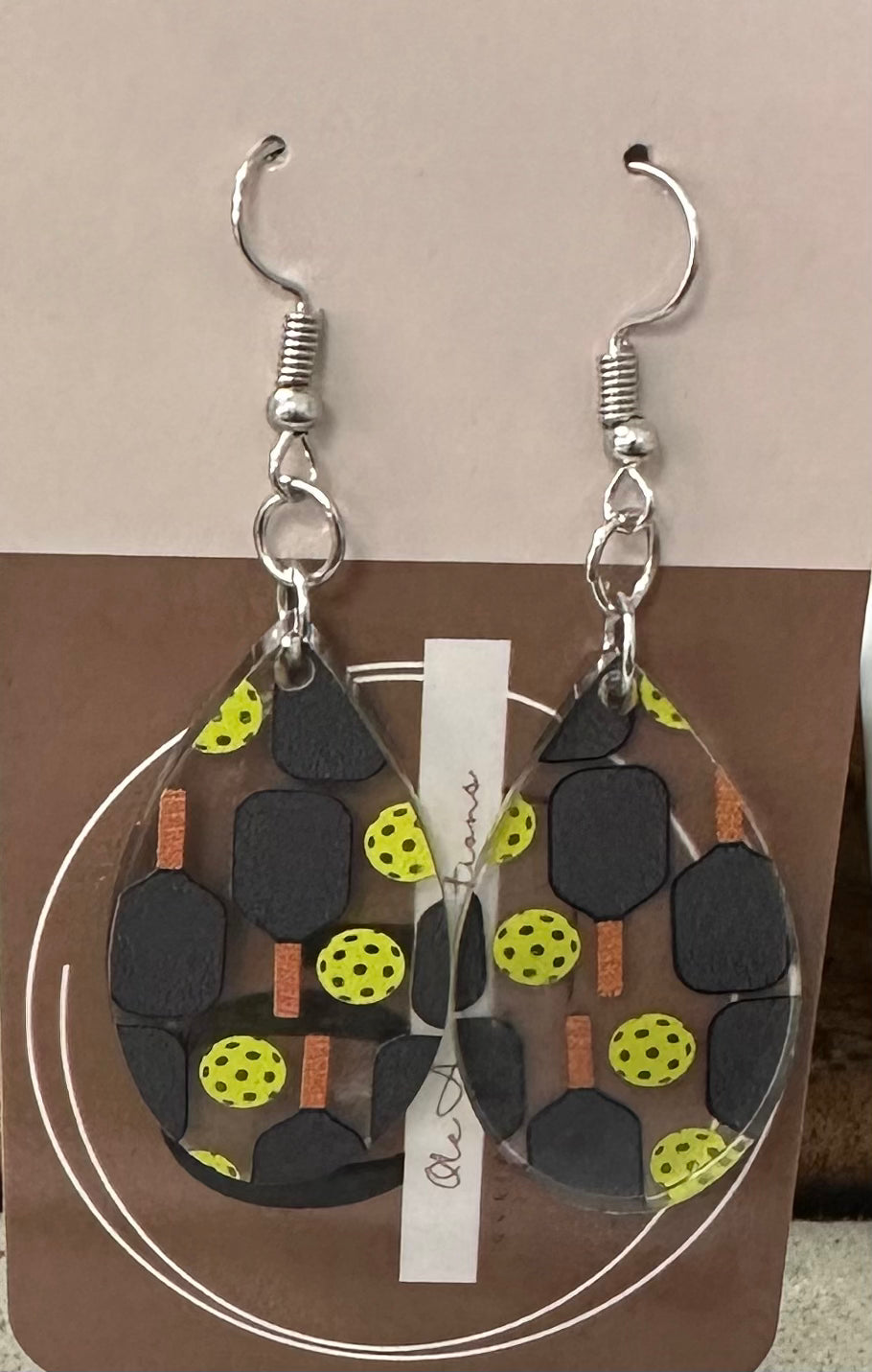 Pickleball earrings
